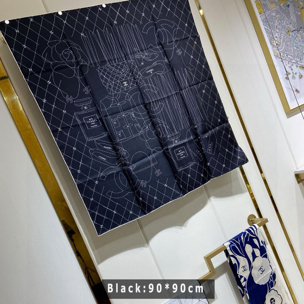 Ch*el square scarf