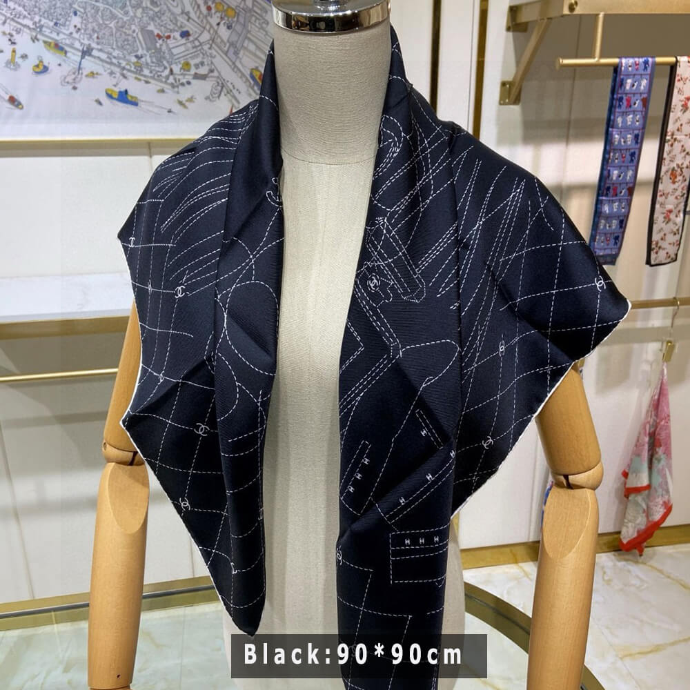 Ch*el square scarf