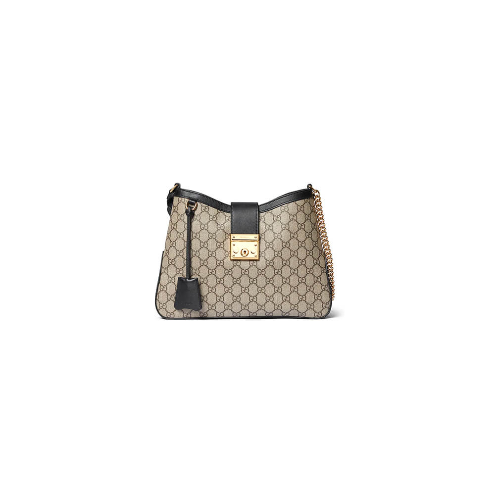 G*u*i padlock gg medium shoulder bag
