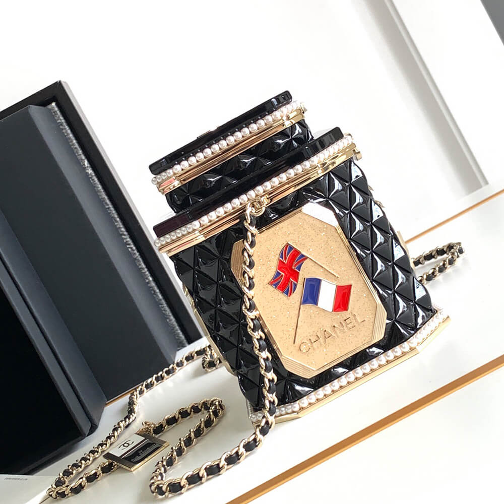 Ch*el tea box minaudiere(high-end grade)