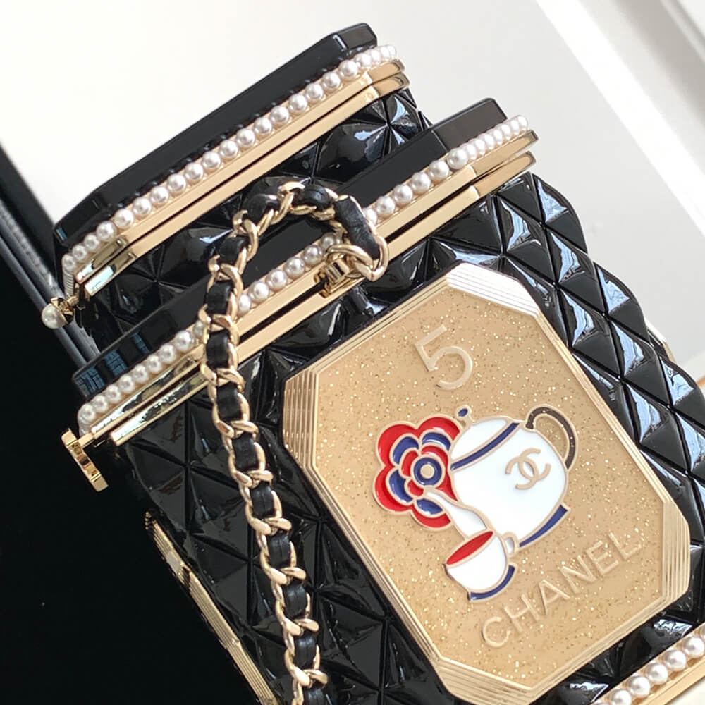 Ch*el tea box minaudiere(high-end grade)