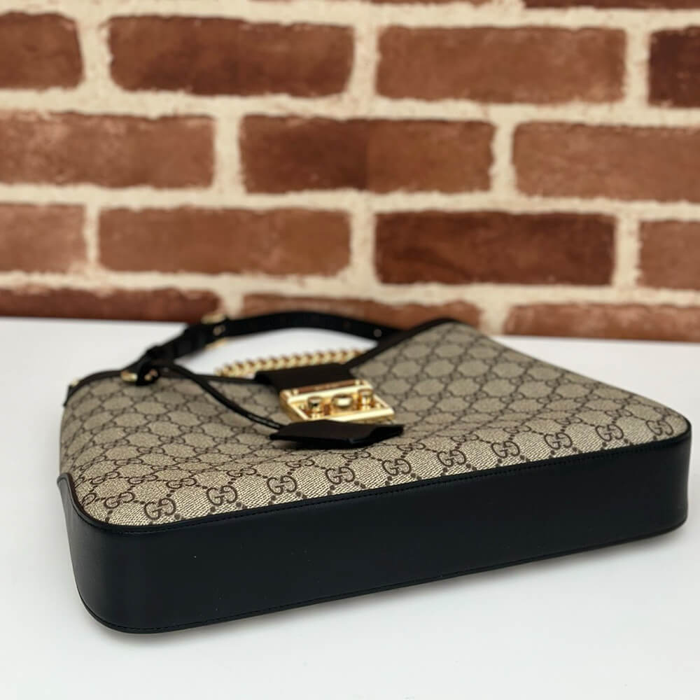 G*u*i padlock gg medium shoulder bag