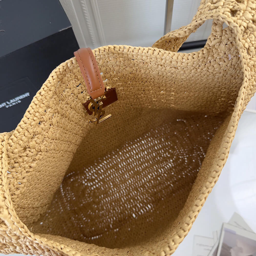 YSL Hobo Crochet bag in raffia and leather(HIGH-END GRADE)