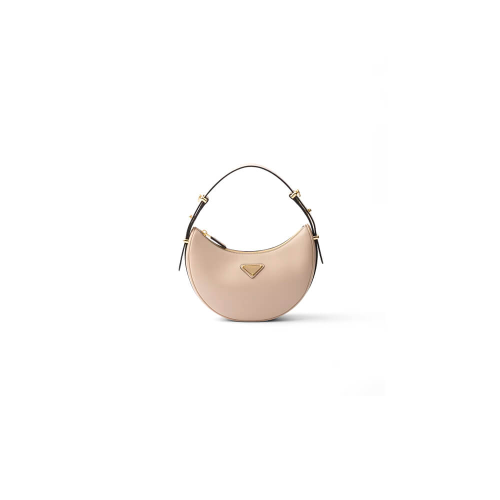 Pra*a arque leather shoulder bag