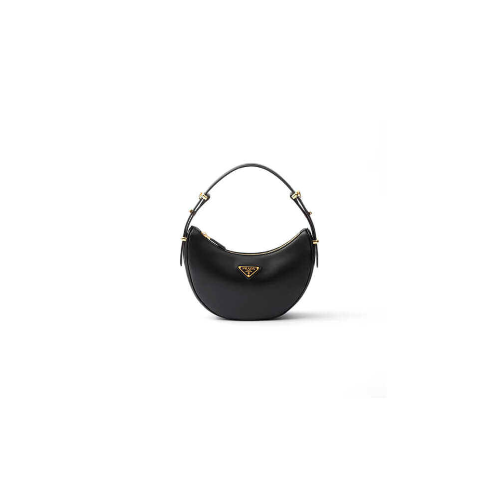 Pra*a arque leather shoulder bag