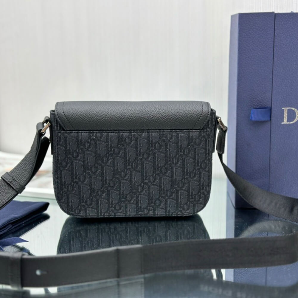D*or small saddle messenger bag with flap(high-end grade)