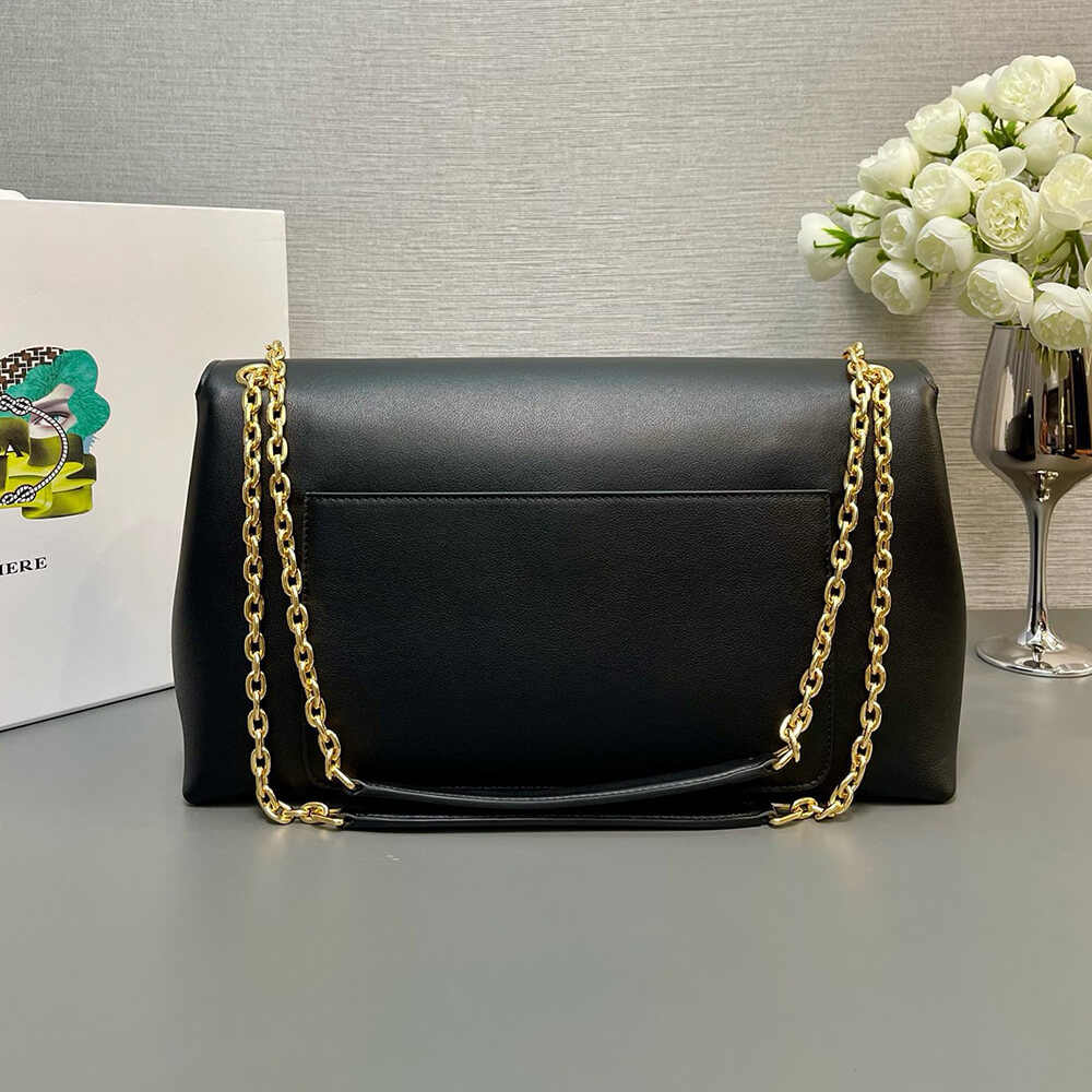 Pra*a medium leather shoulder bag (high-end grade)