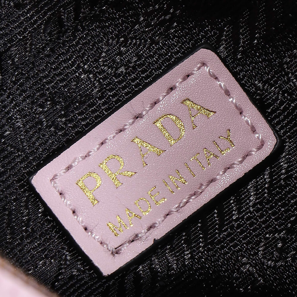 Pra*a arque leather shoulder bag