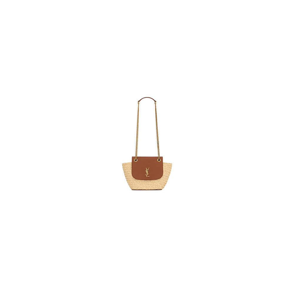 YSL mini Manon in raffia(HIGH-END GRADE)