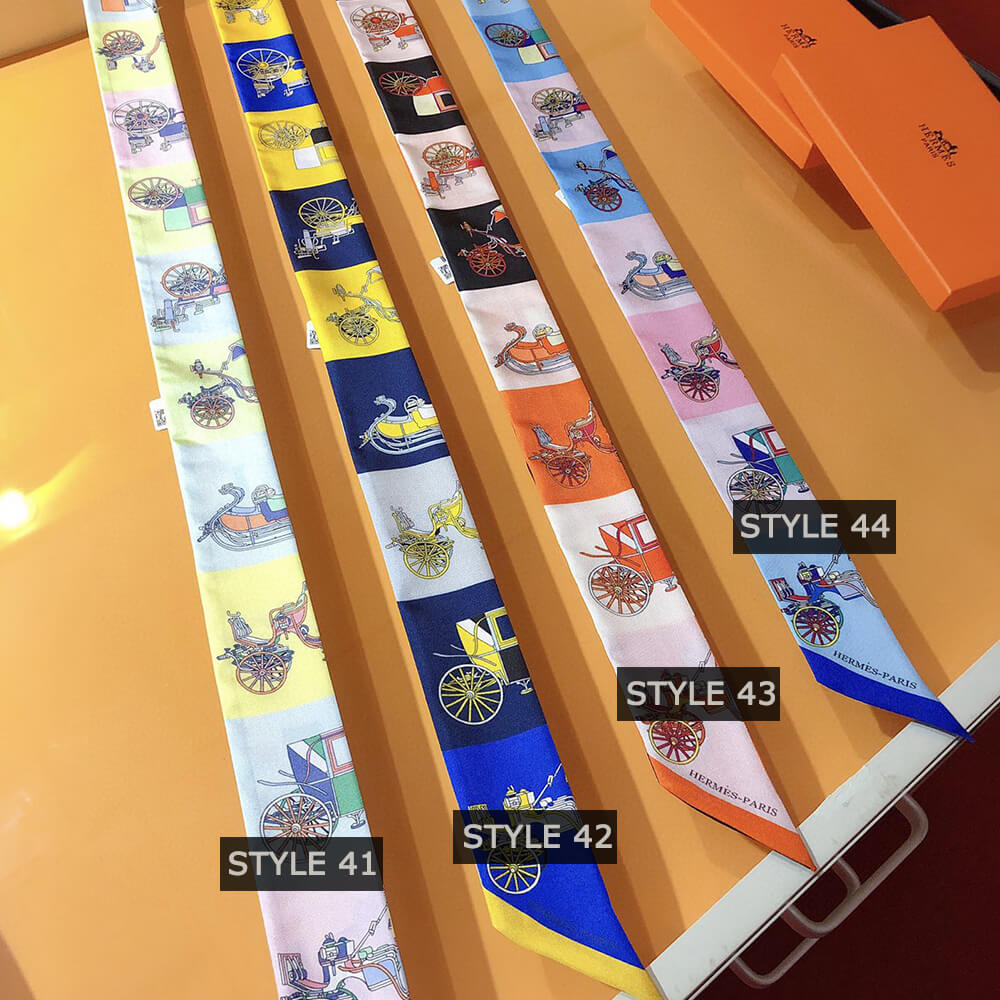 H**mes twilly scarves(style 25 – 48)