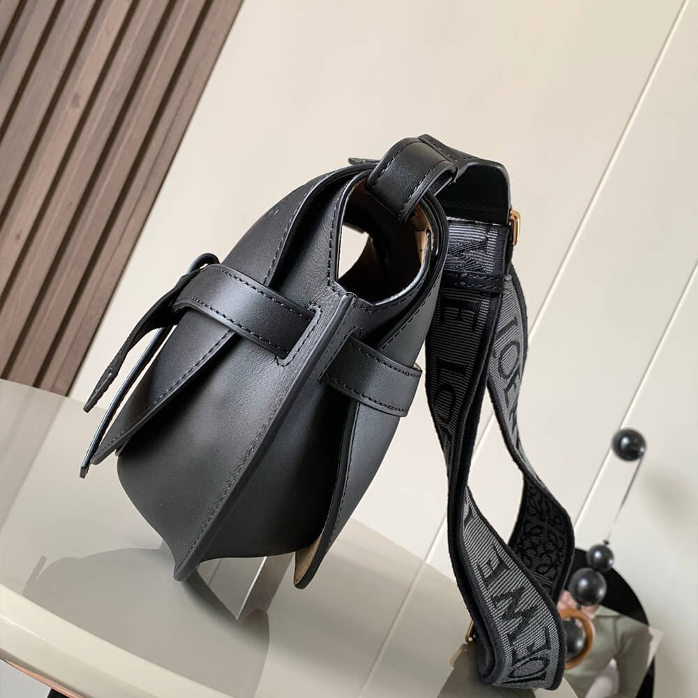 Loewe Small Gate bag in soft calfskin and jacquard