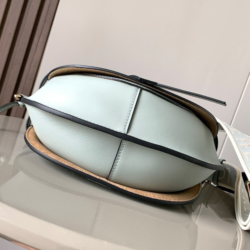 Loewe Small Gate bag in soft calfskin and jacquard