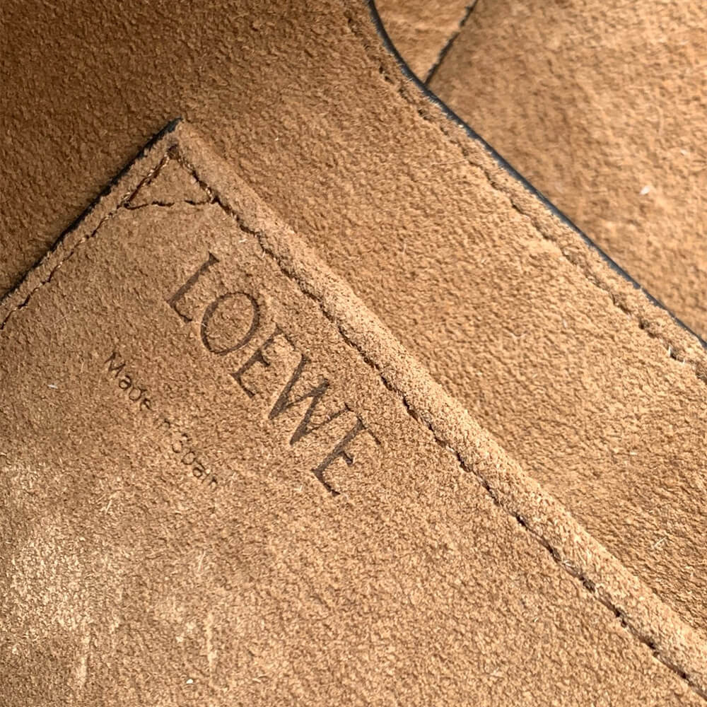 Loewe Small Gate bag in soft calfskin and jacquard