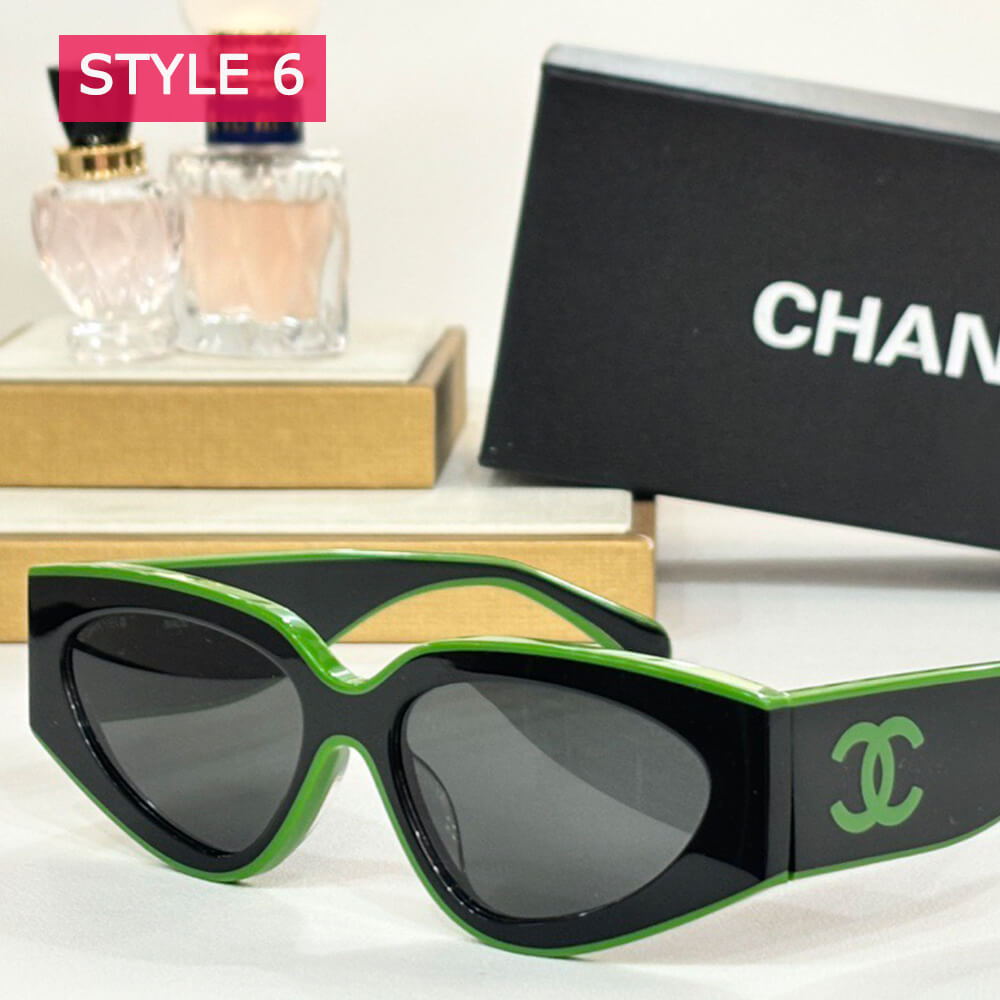 Ch*el cat eye sunglasses