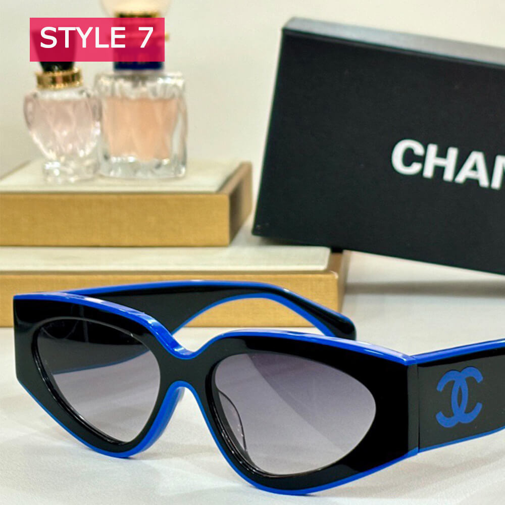 Ch*el cat eye sunglasses
