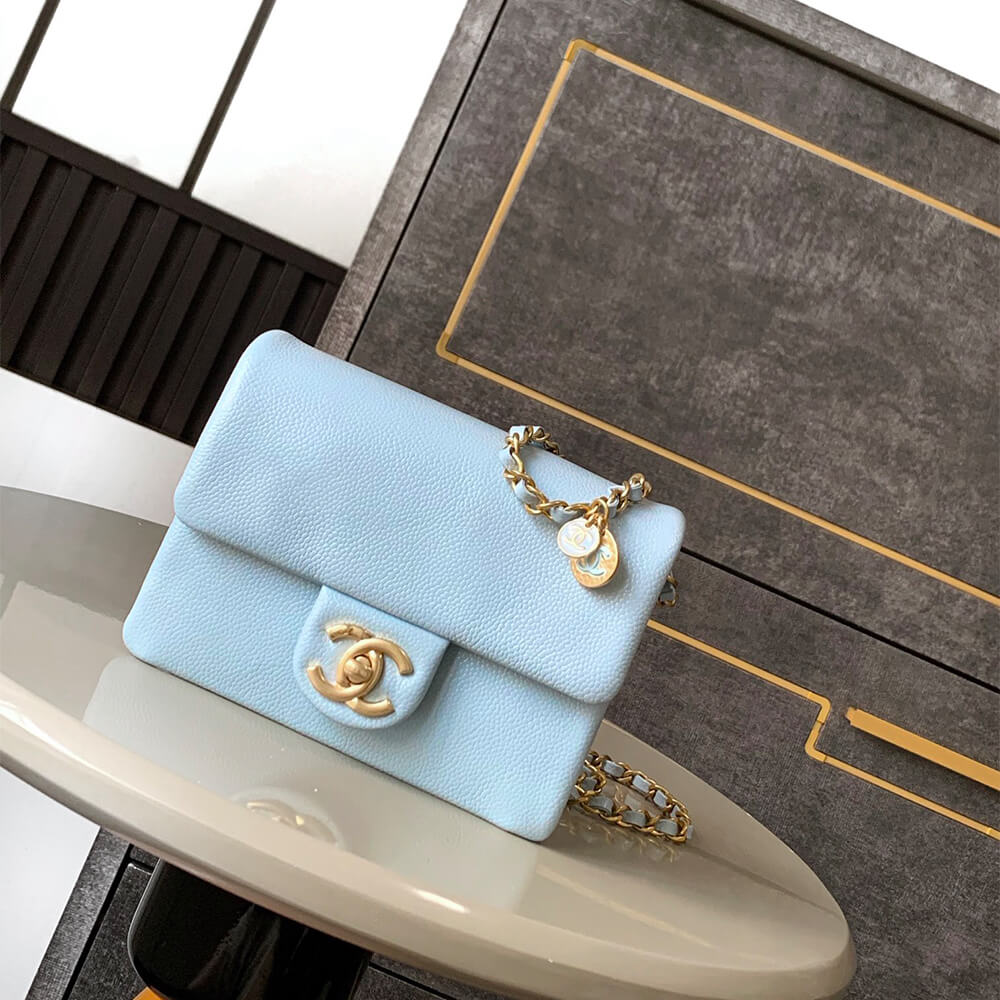 Ch*el mini flap bag(high-end grade)