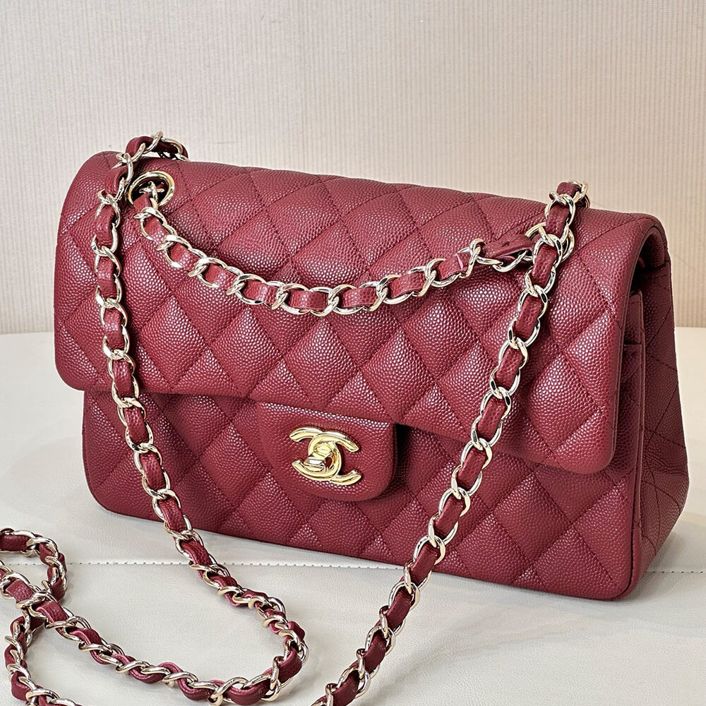 Ch*el small classic flap(tax-free grade)