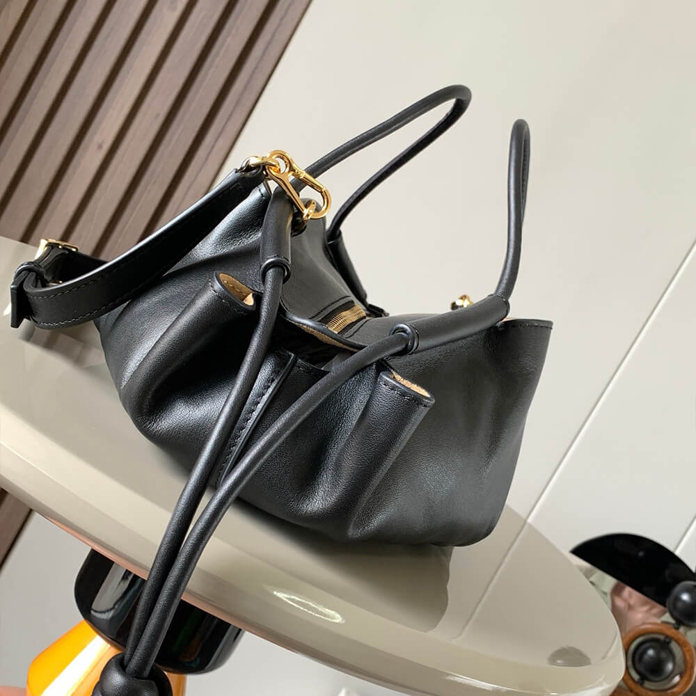 Loewe Small Paseo bag in shiny nappa calfskin(high-end grade)