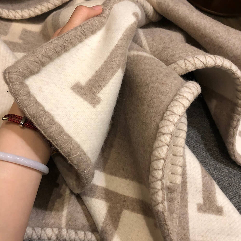 H**mes avalon iii throw blanket(high-end grade)