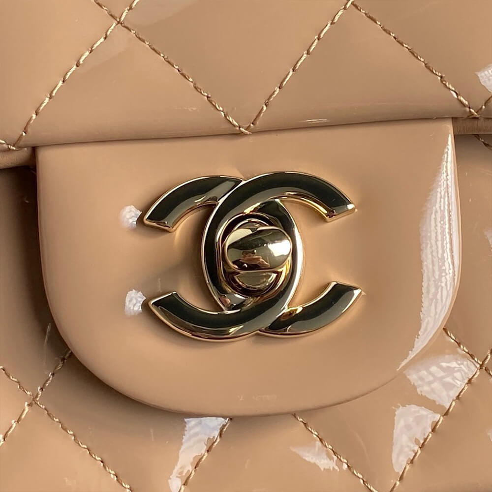 Ch*el mini classic handbag with top handle