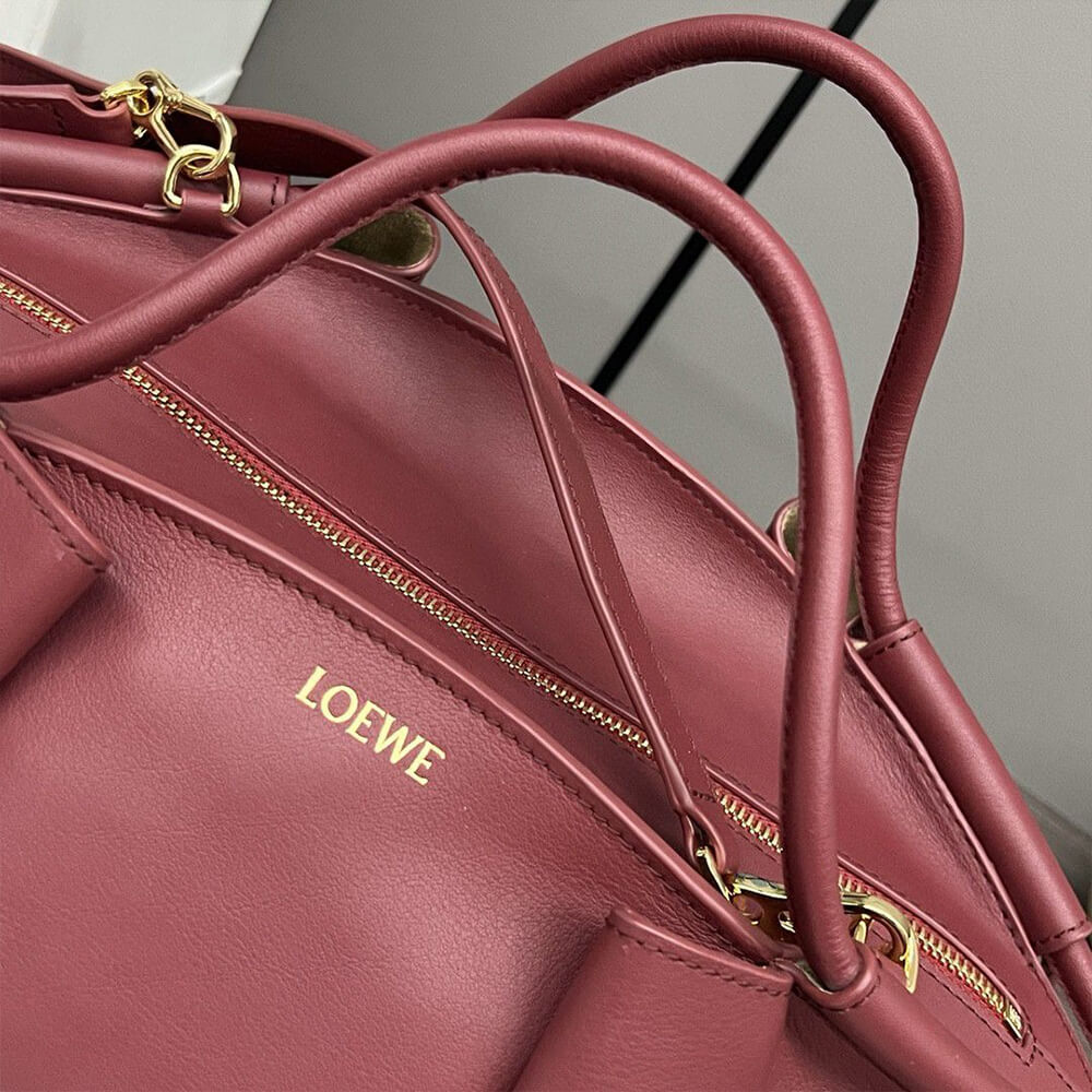 Loewe Small Paseo bag in shiny nappa calfskin(high-end grade)