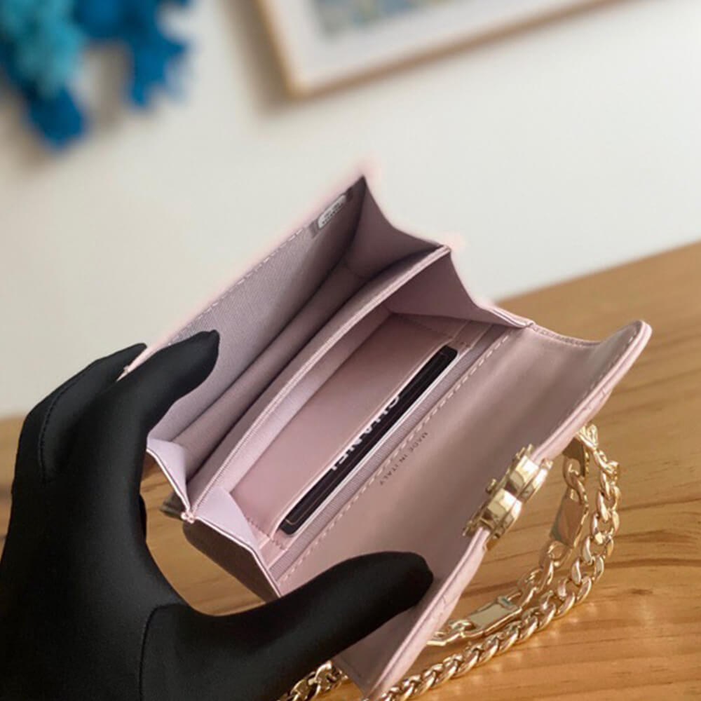 Ch*el mini flap with top handle(high-end grade)