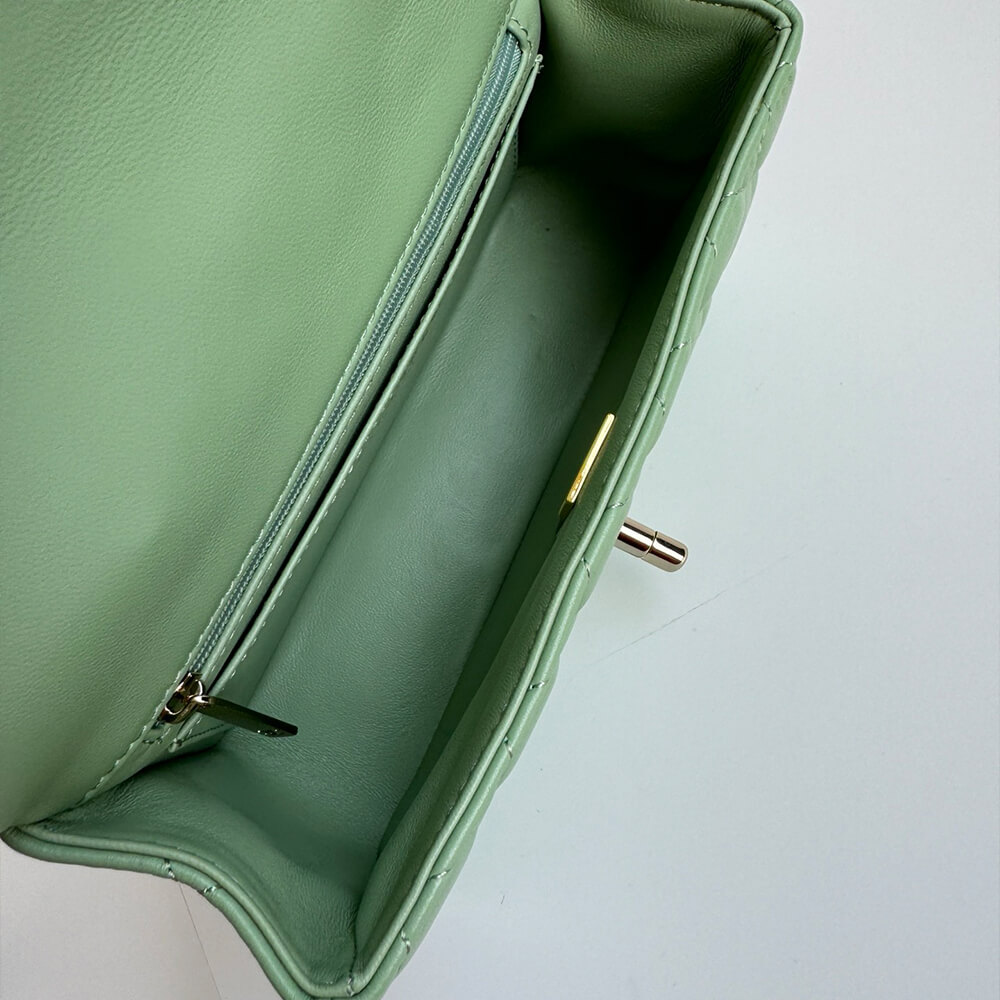 Ch*el mini classic handbag with top handle