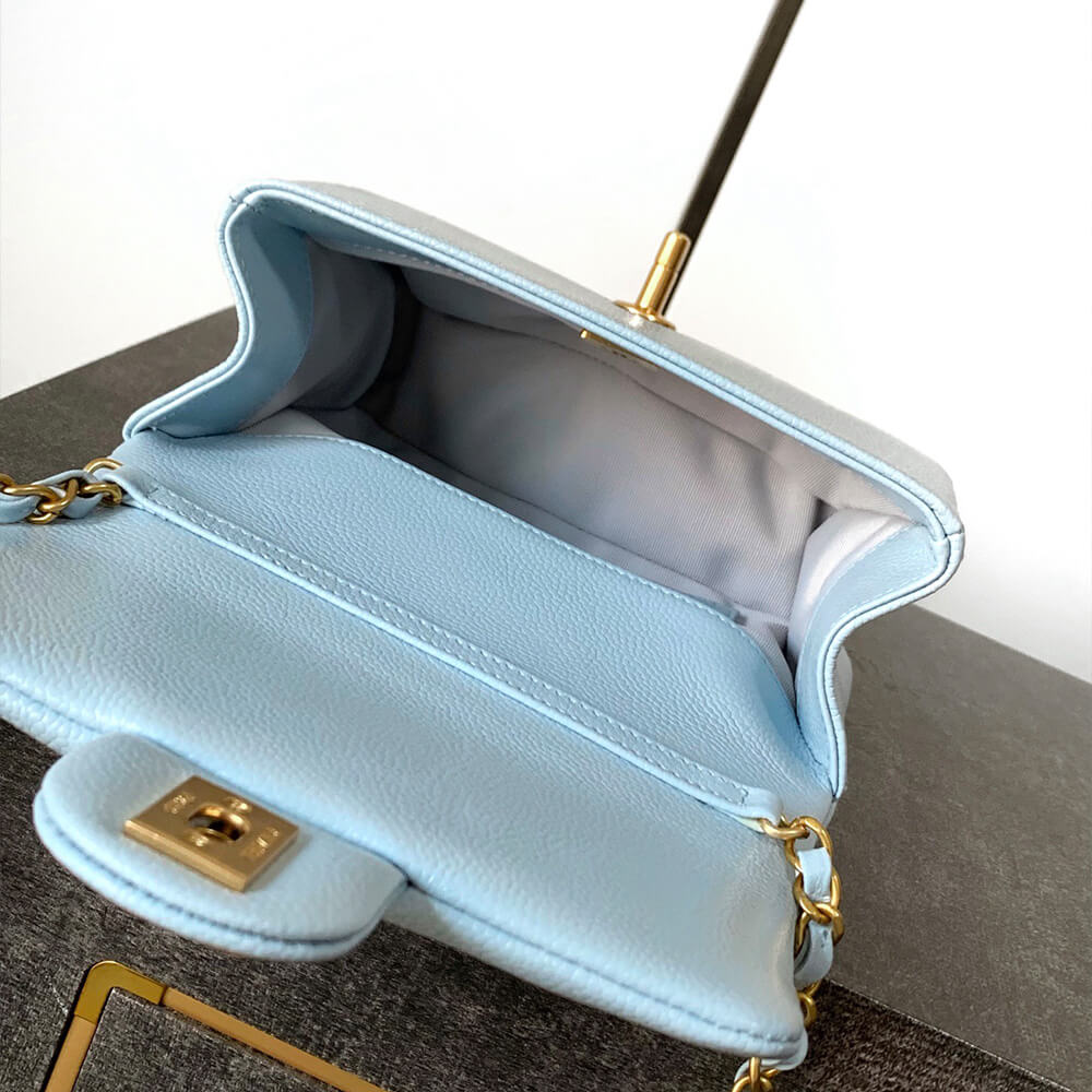 Ch*el mini flap bag(high-end grade)