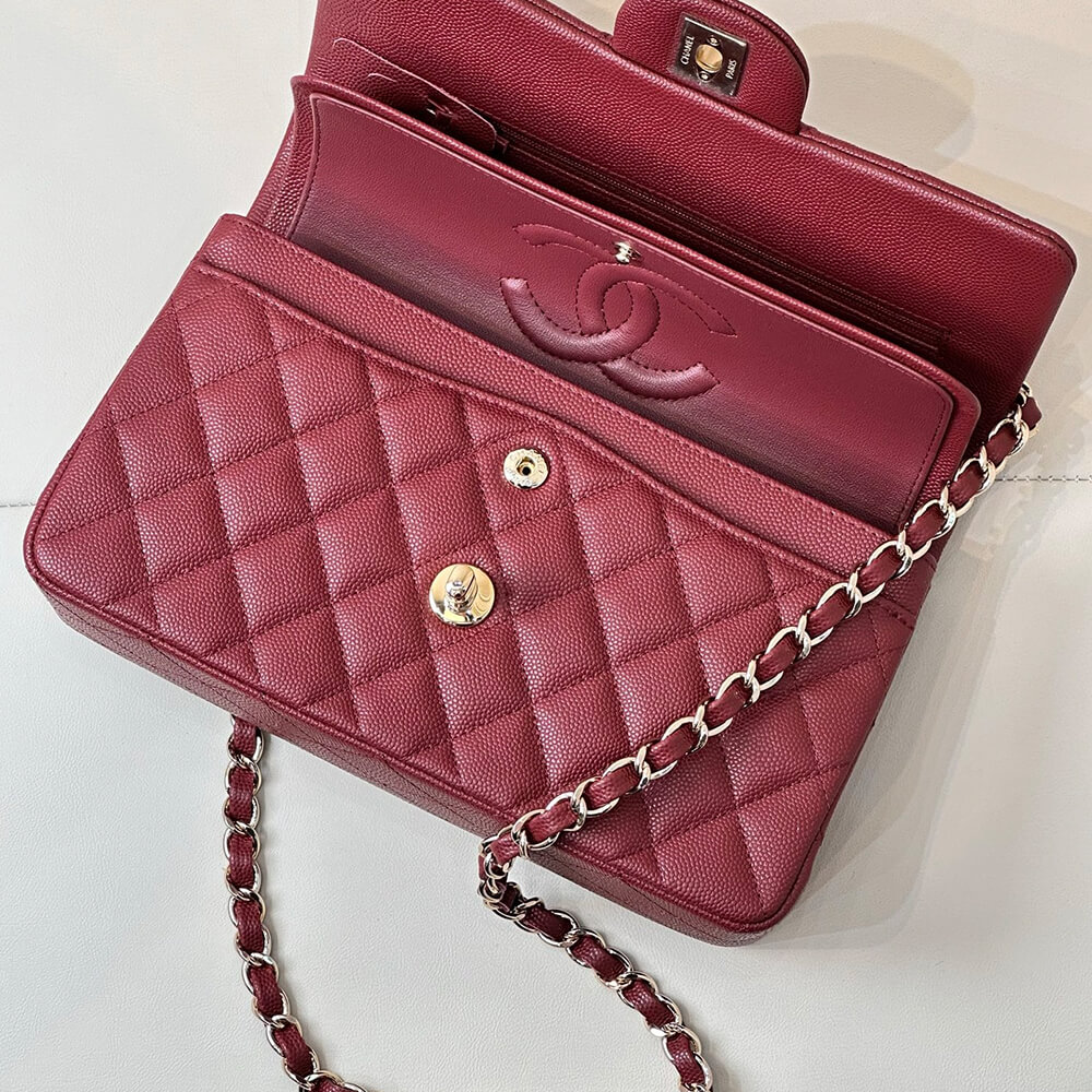 Ch*el small classic flap(tax-free grade)