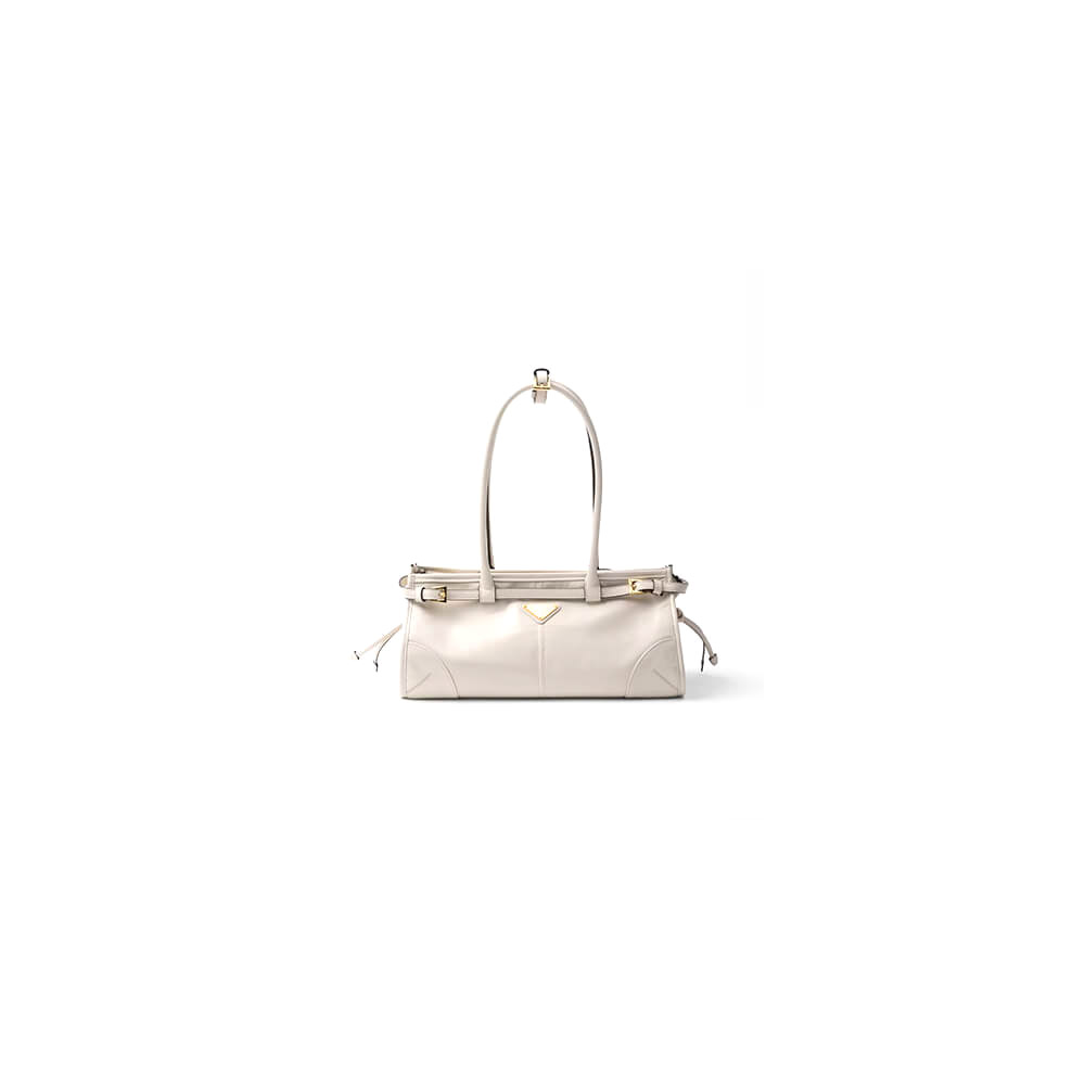 Pra*a medium leather handbag(high-end grade)