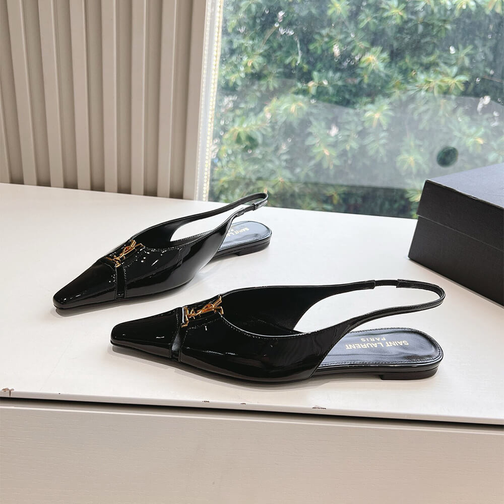 YSL Pointed Toe Slingback