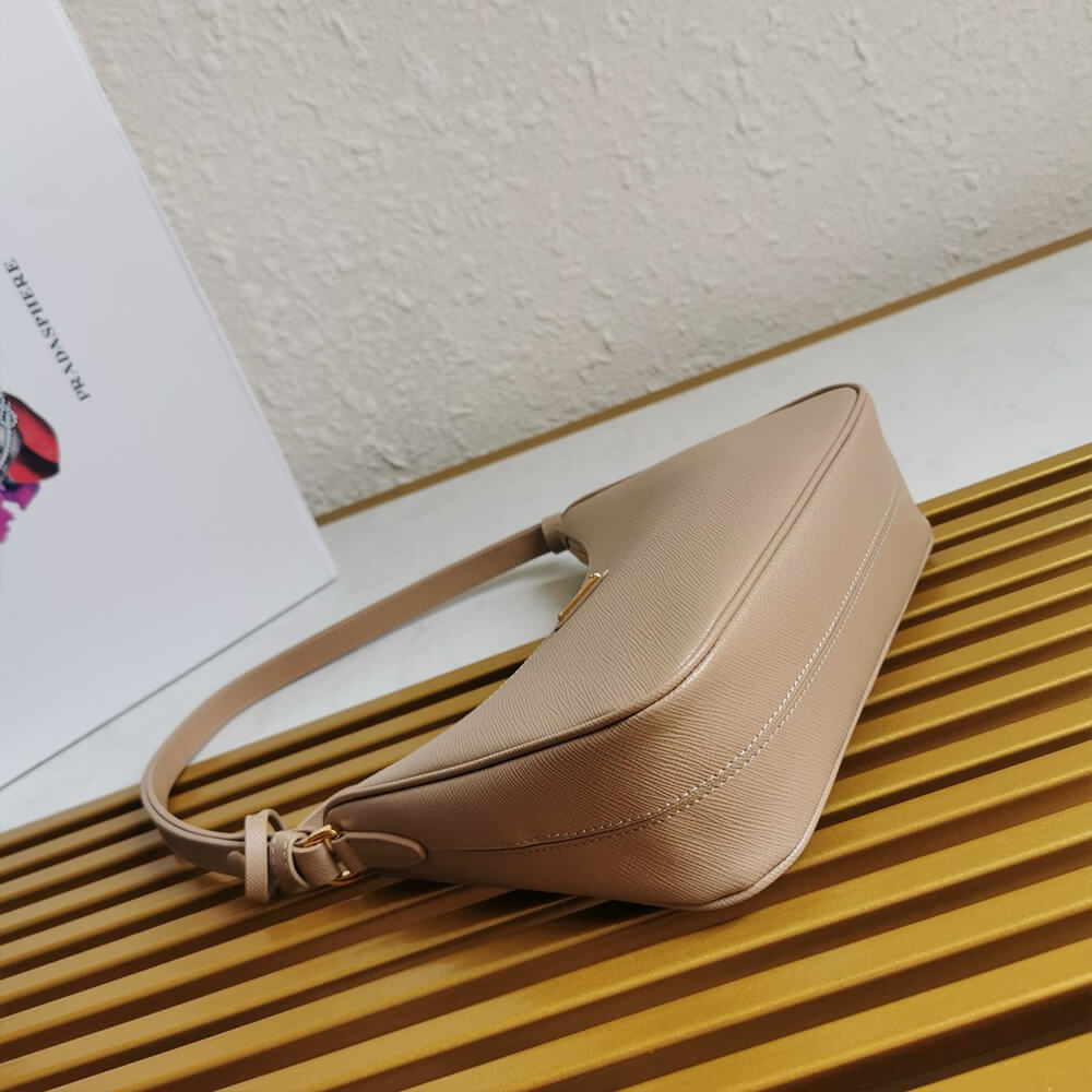 Pra*a re-edition saffiano leather mini bag