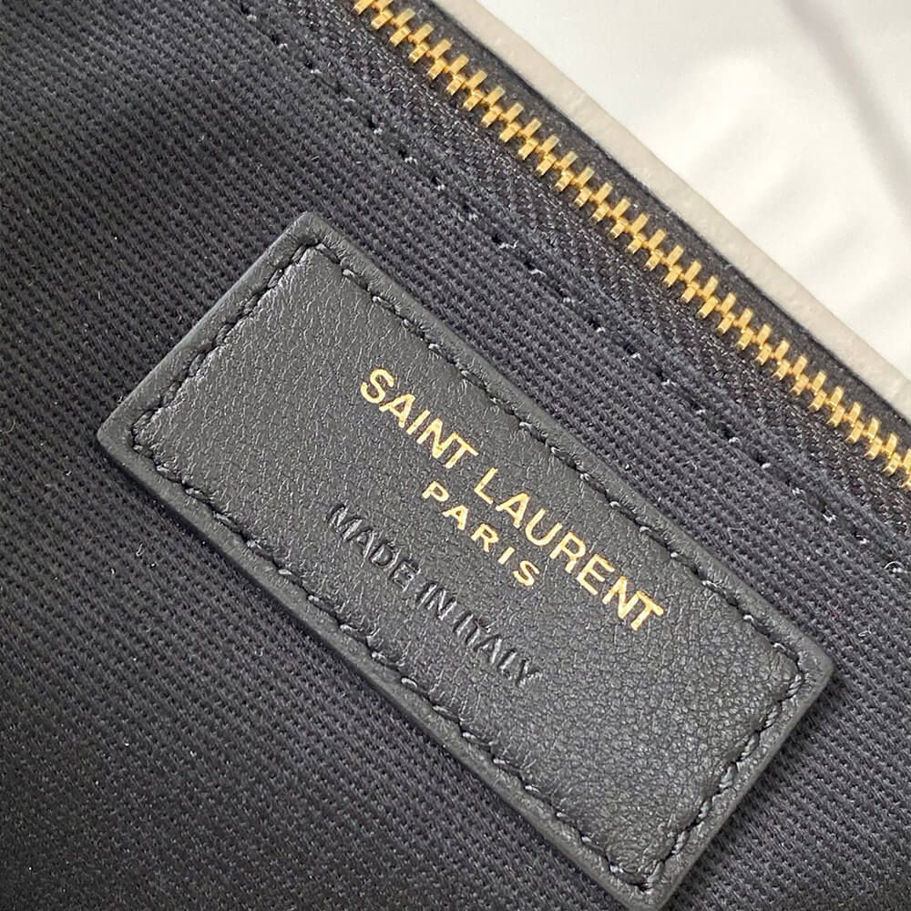 YSL Calypso large in grained lambskin
