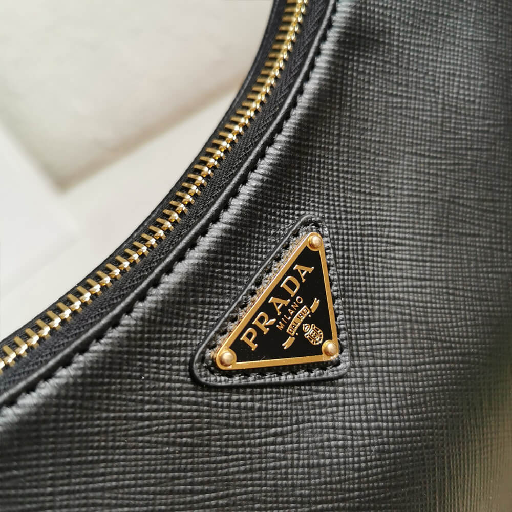 Pra*a re-edition saffiano leather mini bag