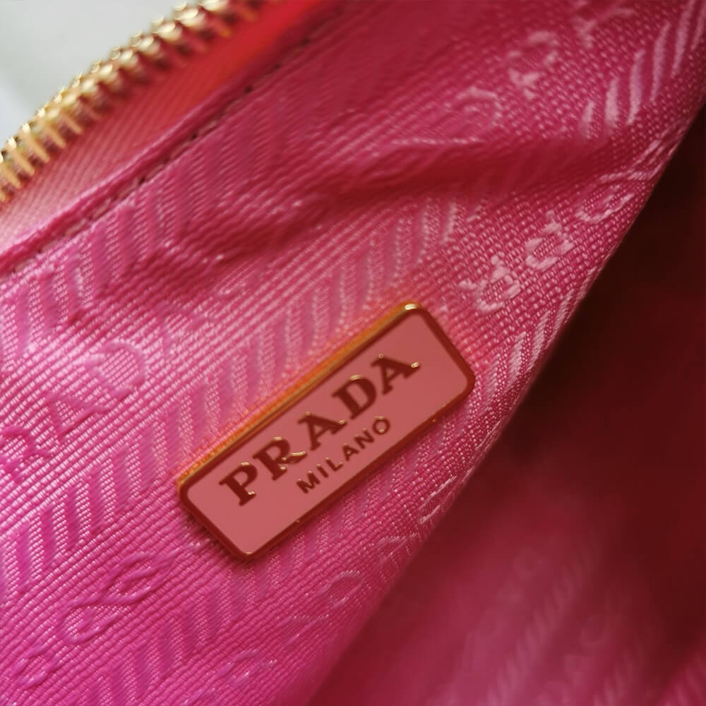 Pra*a re-edition saffiano leather mini bag