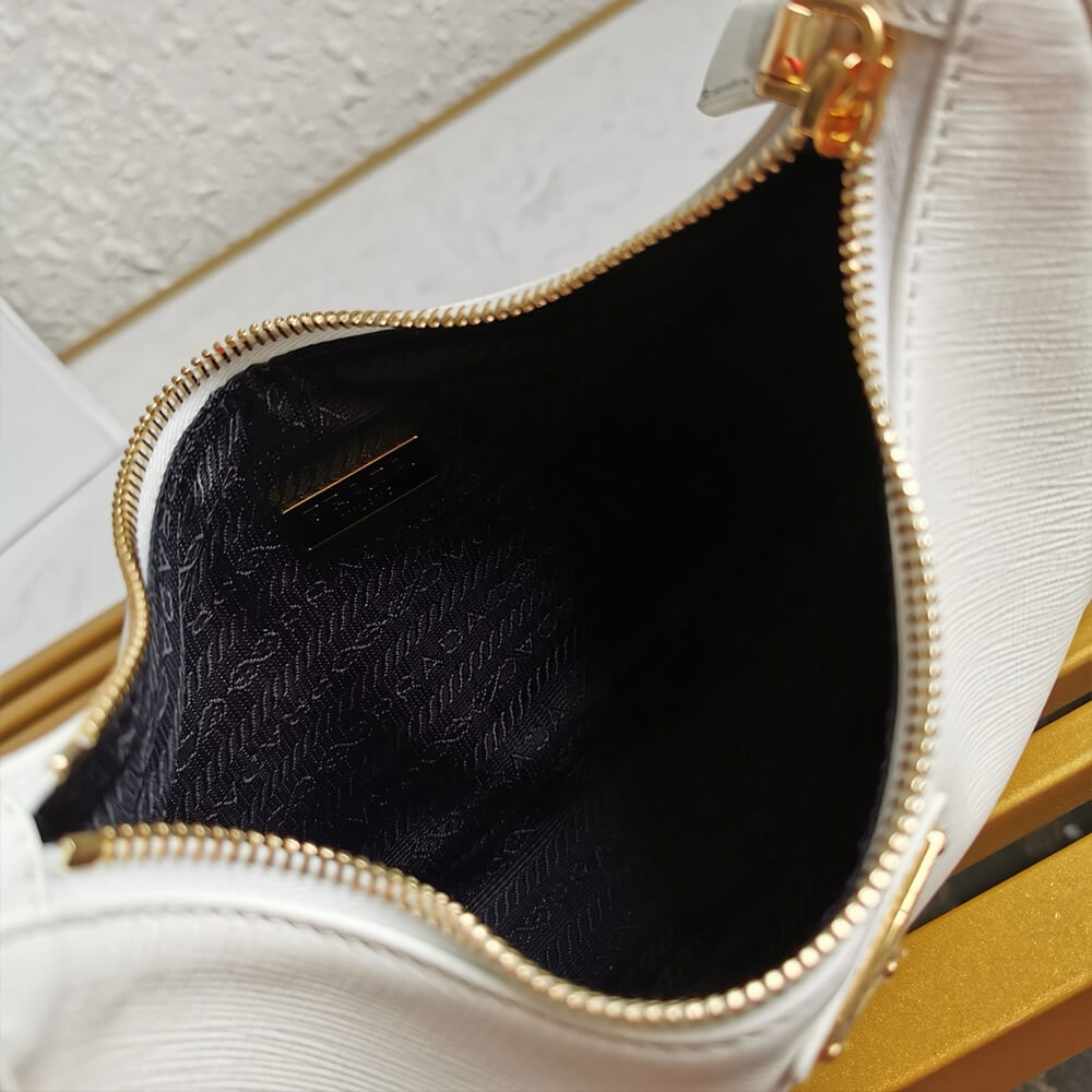 Pra*a re-edition saffiano leather mini bag
