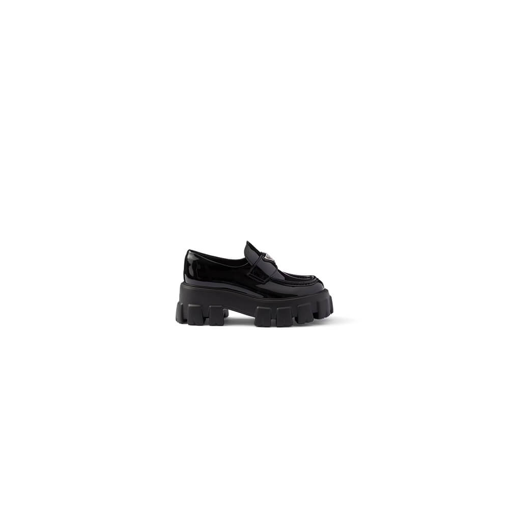 Pra*a monolith patent leather loafers