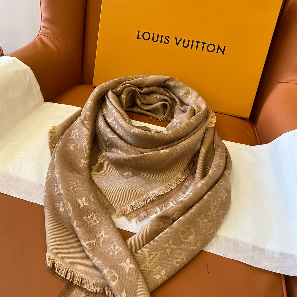 LV Monogram Classic Shawl