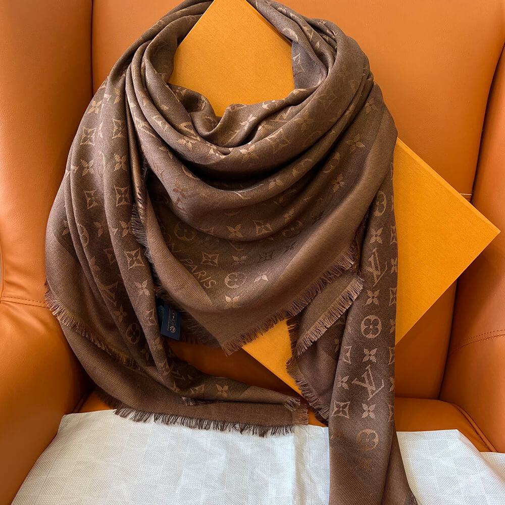 LV Monogram Classic Shawl