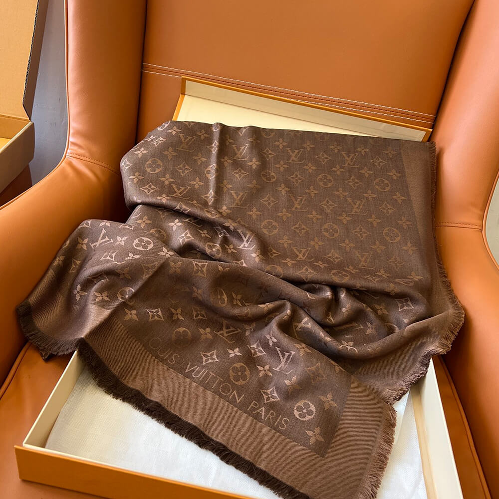 LV Monogram Classic Shawl