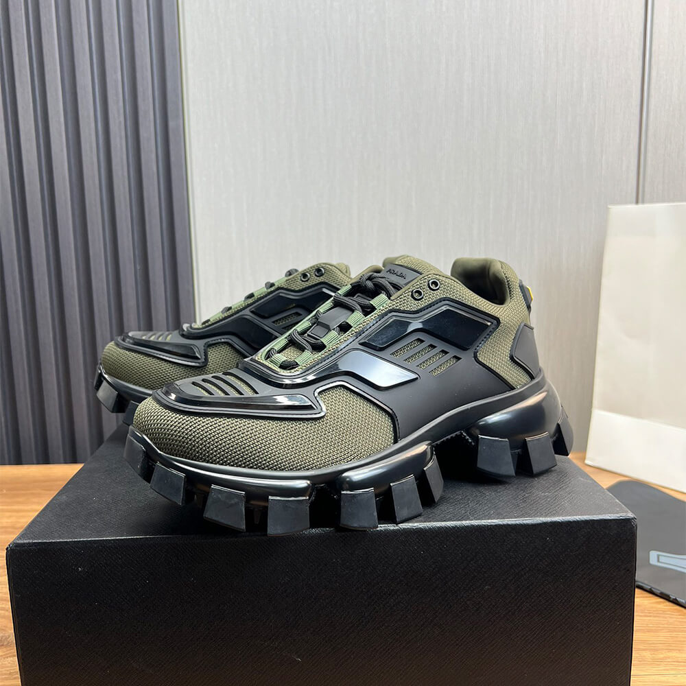 Pra*a cloudbust thunder technical fabric sneakers