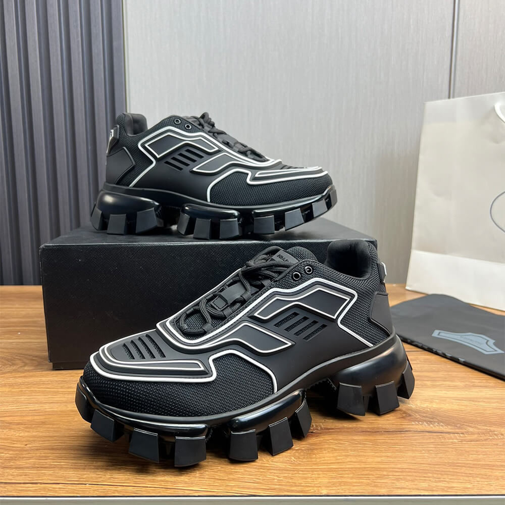 Pra*a cloudbust thunder technical fabric sneakers