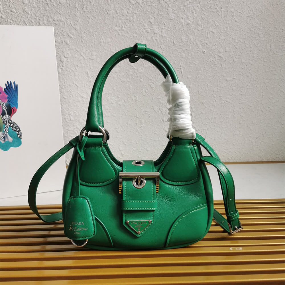 Pra*a moon padded nappa-leather bag
