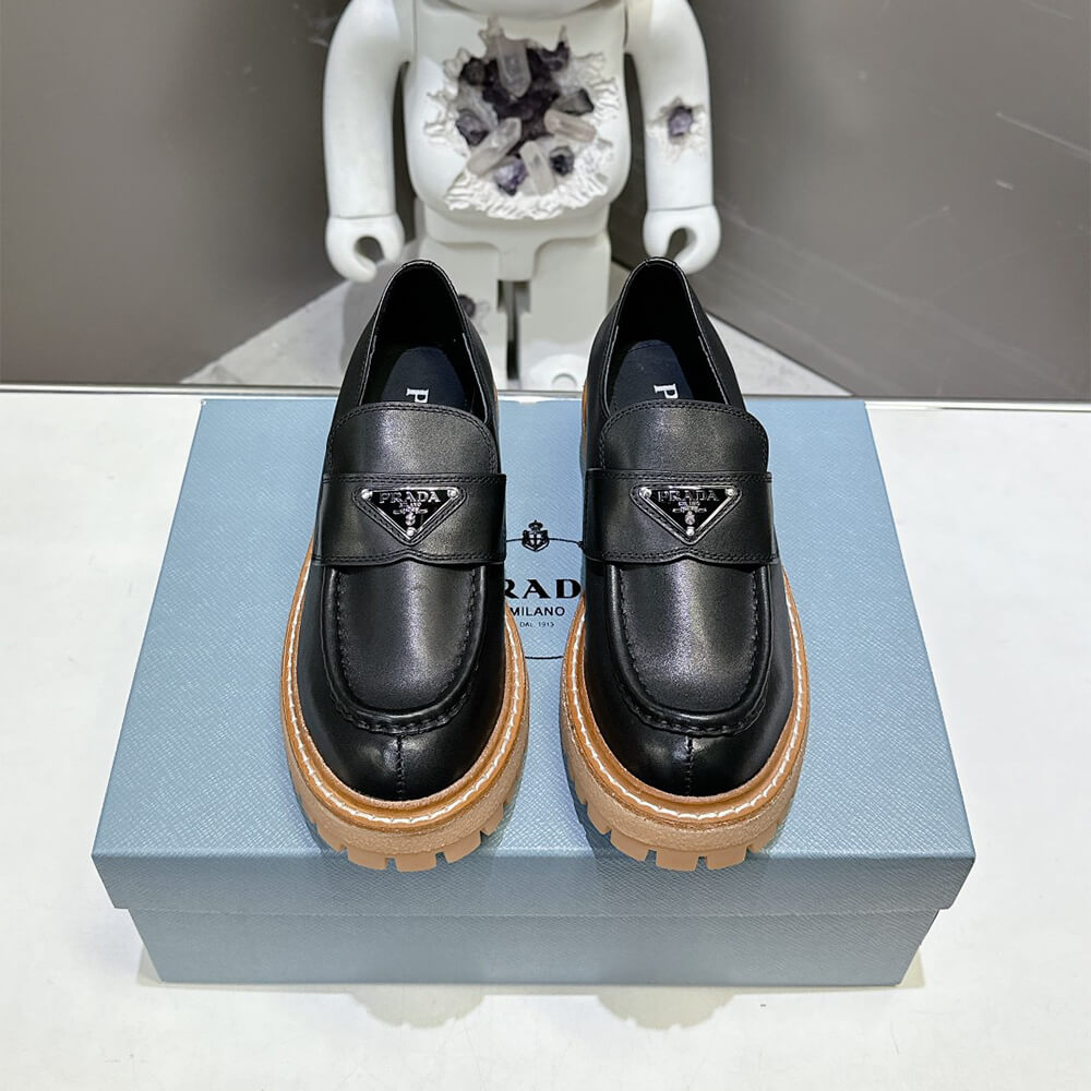 Pra*a leather loafers