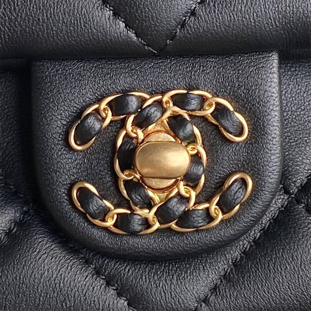 Ch*el flap bag with top handle(high-end grade)