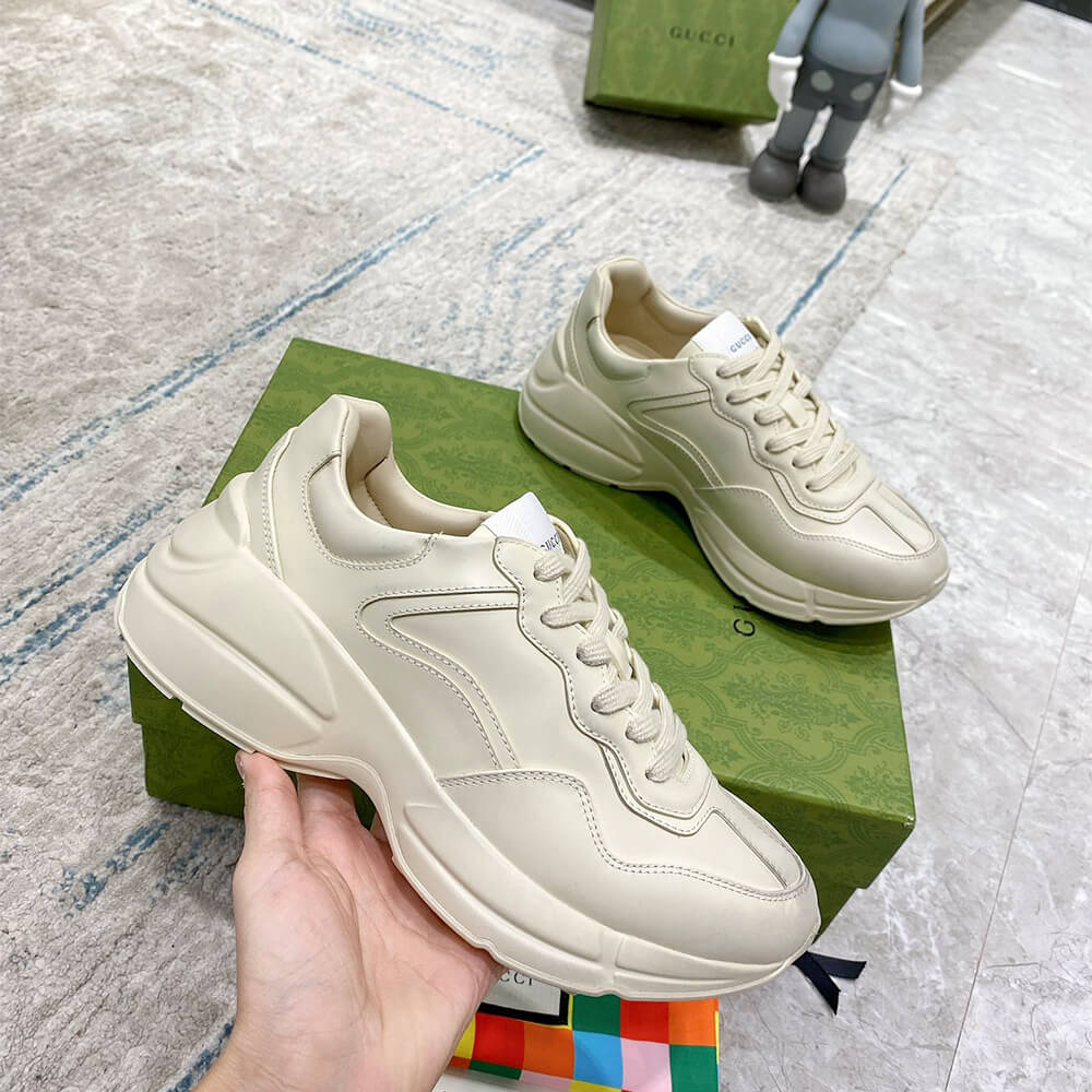 G*u*i rhyton leather sneakers