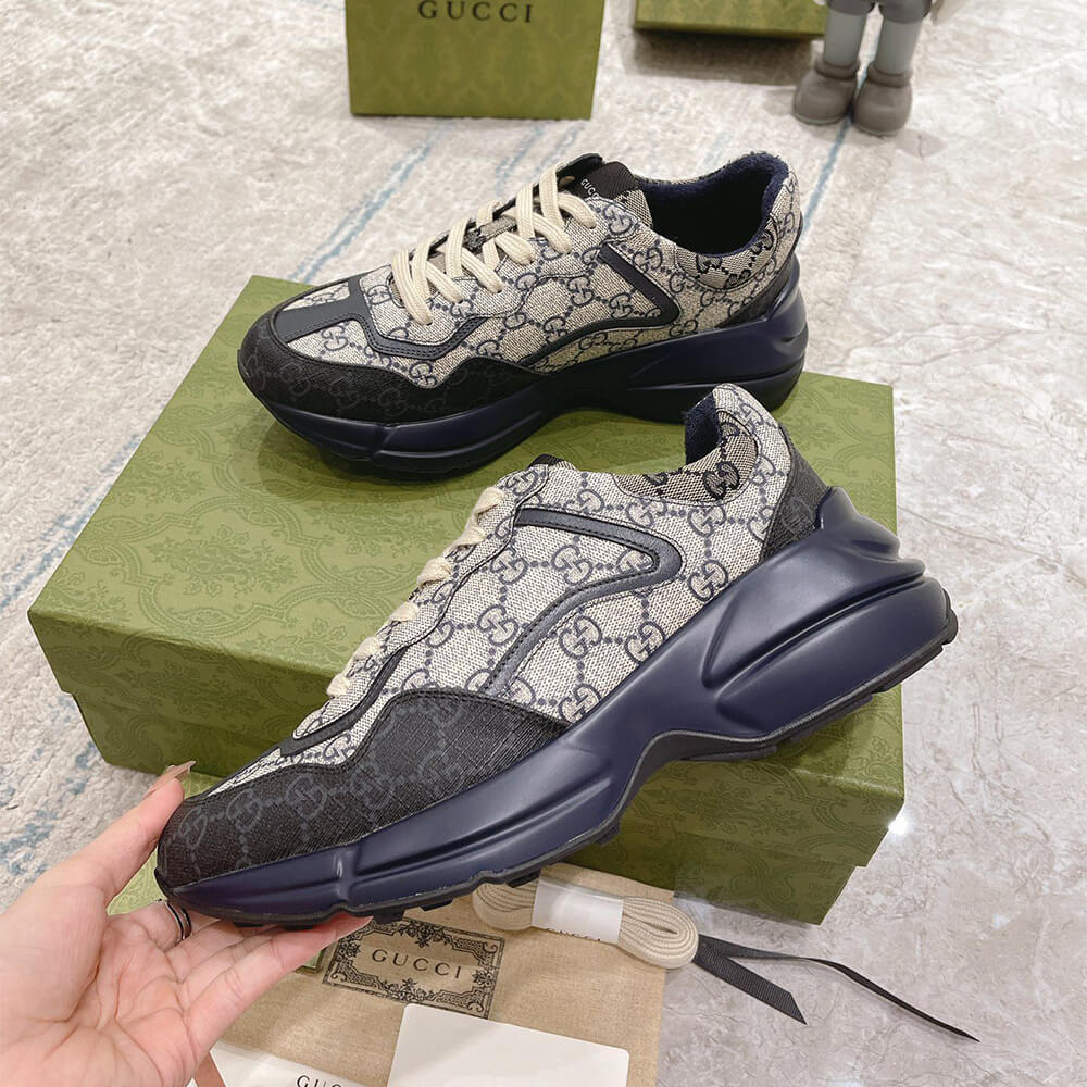 g*u*i multicolor gg S*p*e rhyton sneaker