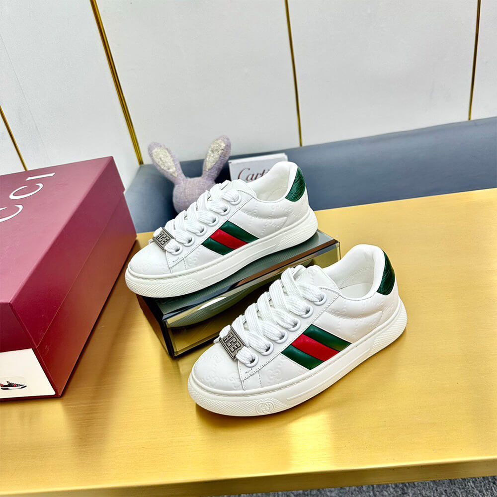 women’s web G*u*i ace sneakers