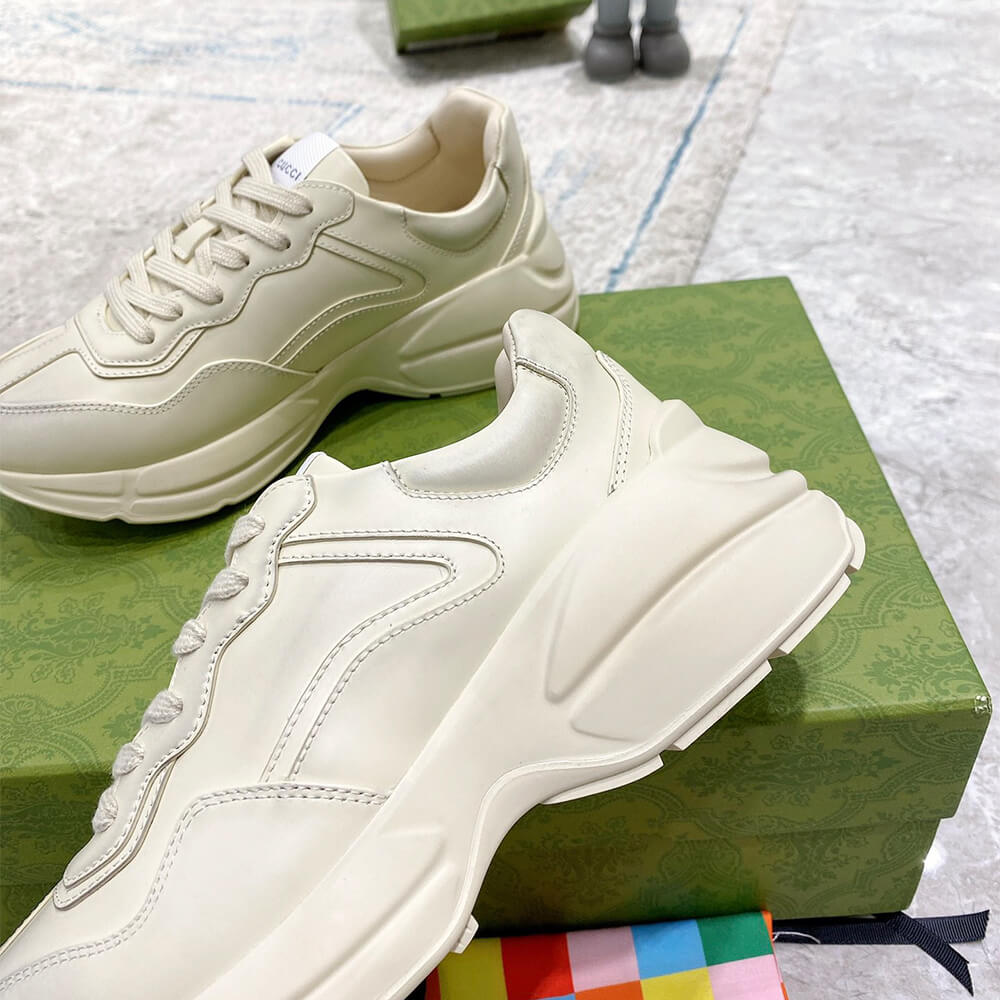 G*u*i rhyton leather sneakers