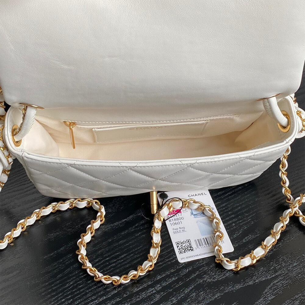 Ch*el flap bag with top handle(high-end grade)
